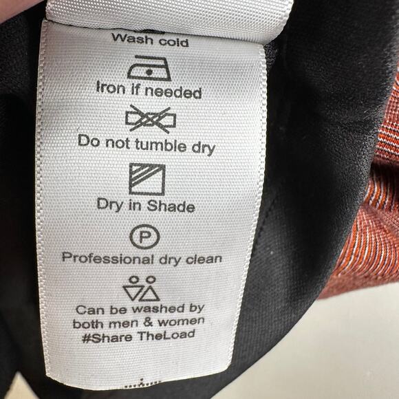 Zink London Dress Aztec Print Long Sleeve Rust Orange Small Stripes Western - Picture 11 of 12